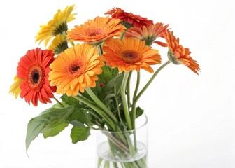 Obraz premium Bright and cheerful Gerbera Daisy in a simple vase