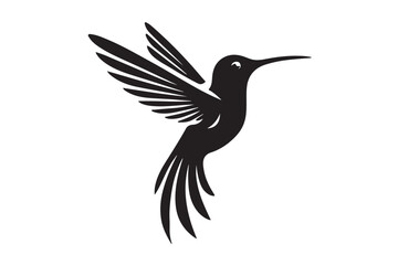 Humming bird silhouette