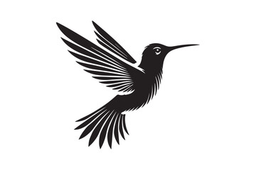 Humming bird silhouette