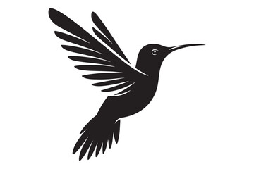 Humming bird silhouette