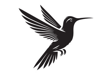 Humming bird silhouette