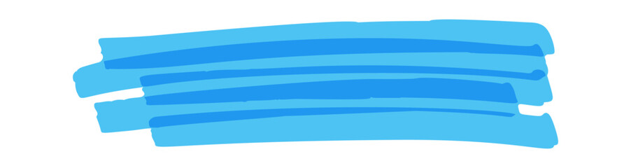 Highlight blue marker lines stroke
