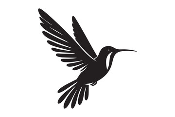 Humming bird silhouette