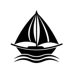 ship on white background