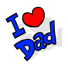 Happy Fathers Day Custom Text Banner
