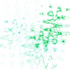 An abstract transparent psychedelic wavy liquid splatter design element overlay.