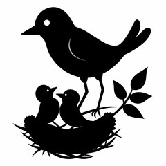 birds on a branch