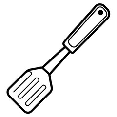 spatula isolated on white background