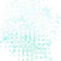 An abstract transparent psychedelic wavy liquid splatter design element overlay.