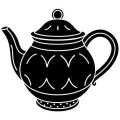 teapot isolated on white