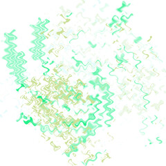 An abstract transparent psychedelic wavy liquid splatter design element overlay.