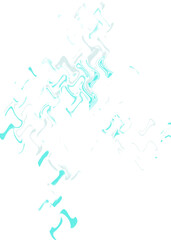 An abstract transparent psychedelic wavy liquid splatter design element overlay.