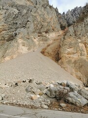 river in the mountains