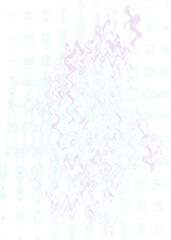 An abstract transparent psychedelic wavy liquid splatter design element overlay.