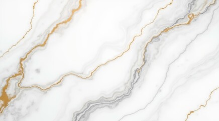 Marble texture with gold lines and a white background