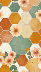 Honeycomb floral geometry