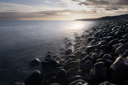 sassi al tramonto