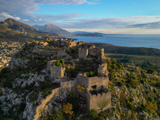 Obraz premium fantasy Haj-Nehaj fortress in Sutomore, Montenegro