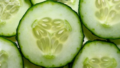 Refreshing Slices of Cucumber