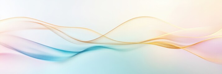 Obraz premium Vibrant abstract background featuring a dynamic wave of colored lines in various hues, creating an energetic and modern visual effect.