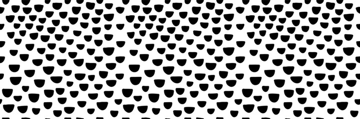 Abstract seamless pattern, digital repeating background for fabric, textile, scrapbook paper, wallpaper, surface design, and wrapping paper. Black and white hand drawn texture Vector illustration
