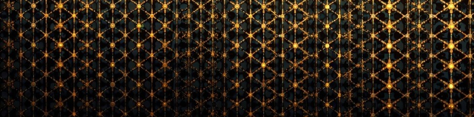 Naklejka premium Abstract geometric pattern in gold and black, gold, black