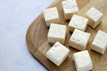Soy tofu cubes, Tofu soy bean curd