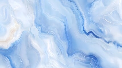 Obraz premium Abstract Blue and Beige Swirl Pattern