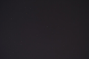 Long exposure photo of million stars in the sky early morning