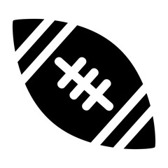 Ball of american fotball vector icon
