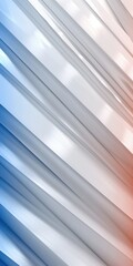 Fototapeta premium Abstract geometric background with blue and red gradient lines and light reflections