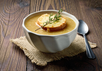bowl of french onion soup
