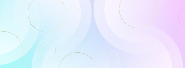 Minimlaist banner background, blue and pink gradations, soft colorful,circle effect style, modern template,cover,eps 10