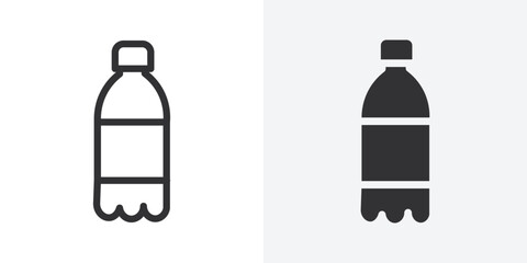 Bottle icon Outline vector sign