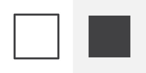 Checkbox icon Outline vector sign