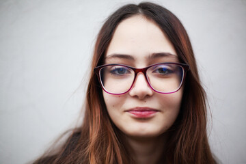 Portrait of a 13 year old girl