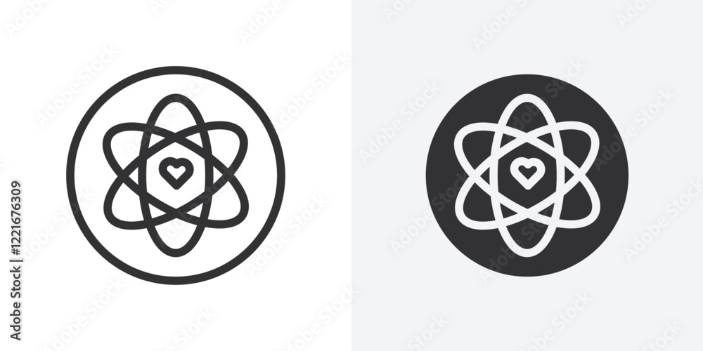 Poster Core Values icon Outline vector sign