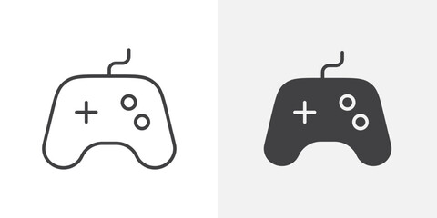 Gaming Controller Icon Outline vector sign
