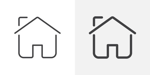 House icon Outline vector sign