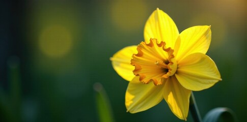 Daffodil trumpet gleaming , sunshine, daffodil © OneWayPhoto