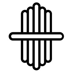 Pack Rope Set Line Icon