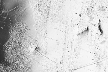 Macro shot of thin layer frozen ice block as background