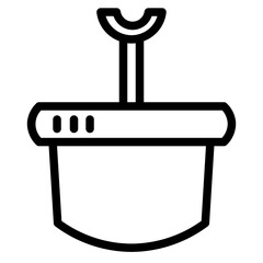 Video Camera Cctv Line Icon