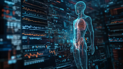 Digital Human Anatomy Visualization with Medical Data