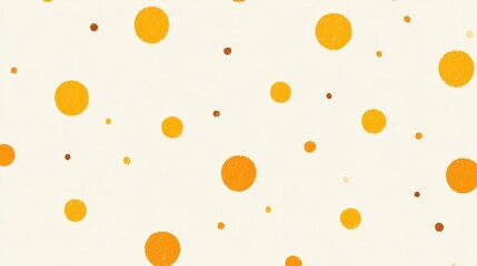 Playful Polka Dot Pattern in Bright Yellow Shades