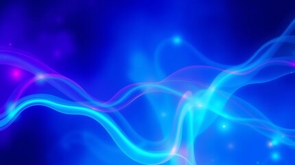 Fototapeta premium Dynamic abstract design with vibrant blue and purple lines