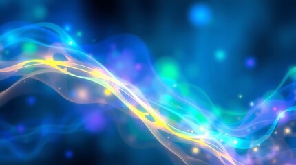 Obraz premium Dynamic Abstract Background with Vibrant Light Trails
