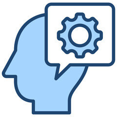 Cognitive Linguistic Blue Icon