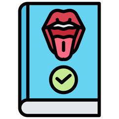 Phonology Outline Color Icon