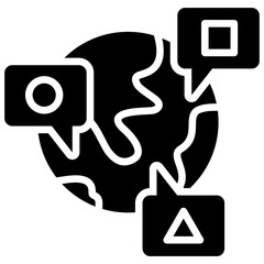 Dialect Glyph Icon